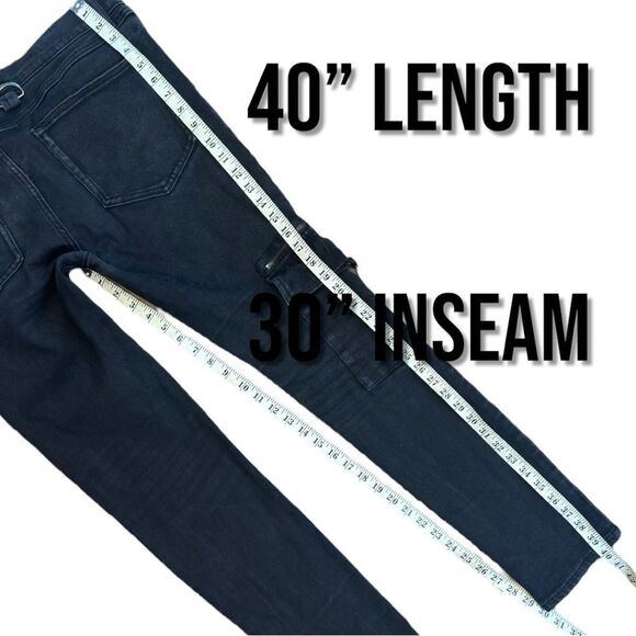 Hot Topic Stinger Black Slim Straight Denim Jeans Sz 36 x 32 - Picture 8 of 10